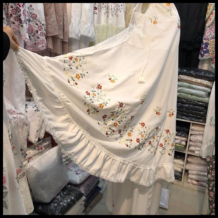 Terbaru Mukena Jumbo Bordir Bukittinggi High Quality