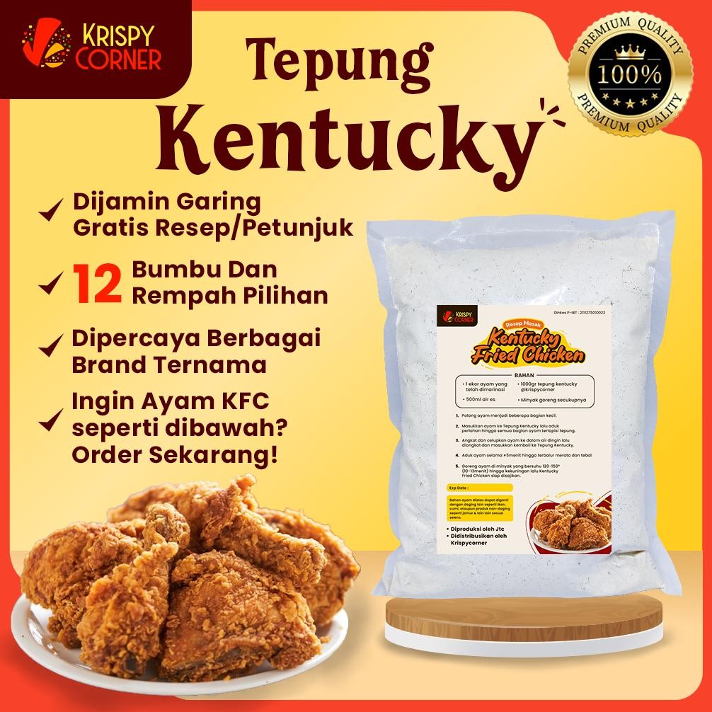 

Tepung Kentucky Ayam Goreng CrispyKentucky kentaky Fried Chicken Kentuki Bumbu Ayam Kentaki KFC Krispi Jual Tepung Crispy Garing Terigu Panir Murah Medan 1kg