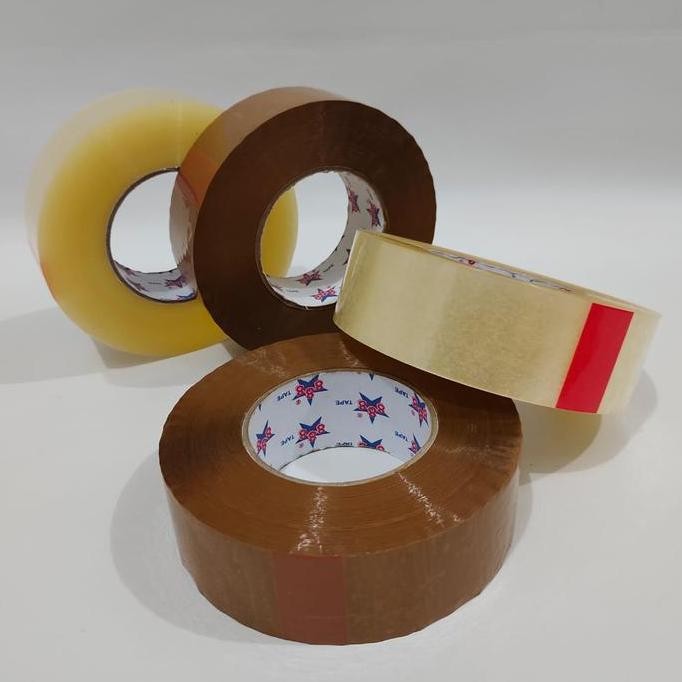 

Lakban Jumbo Bening/Cokelat 45Mmx 300Mter Kualitas Daimaru Gojek/Grab Co