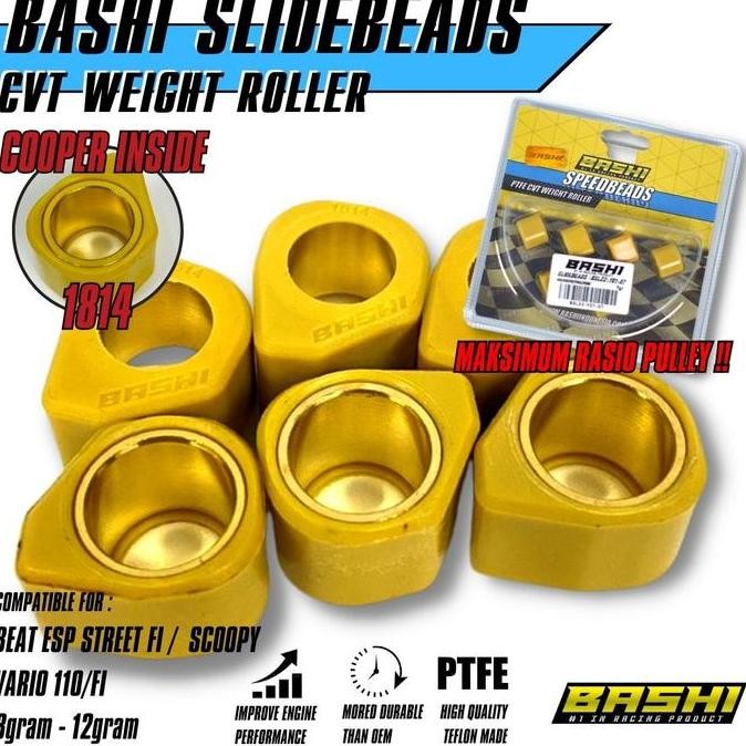 SLIDING ROLLER HONDA BEAT ESP STREET FI  SCOOPY VARIO 110/FI TEFLON