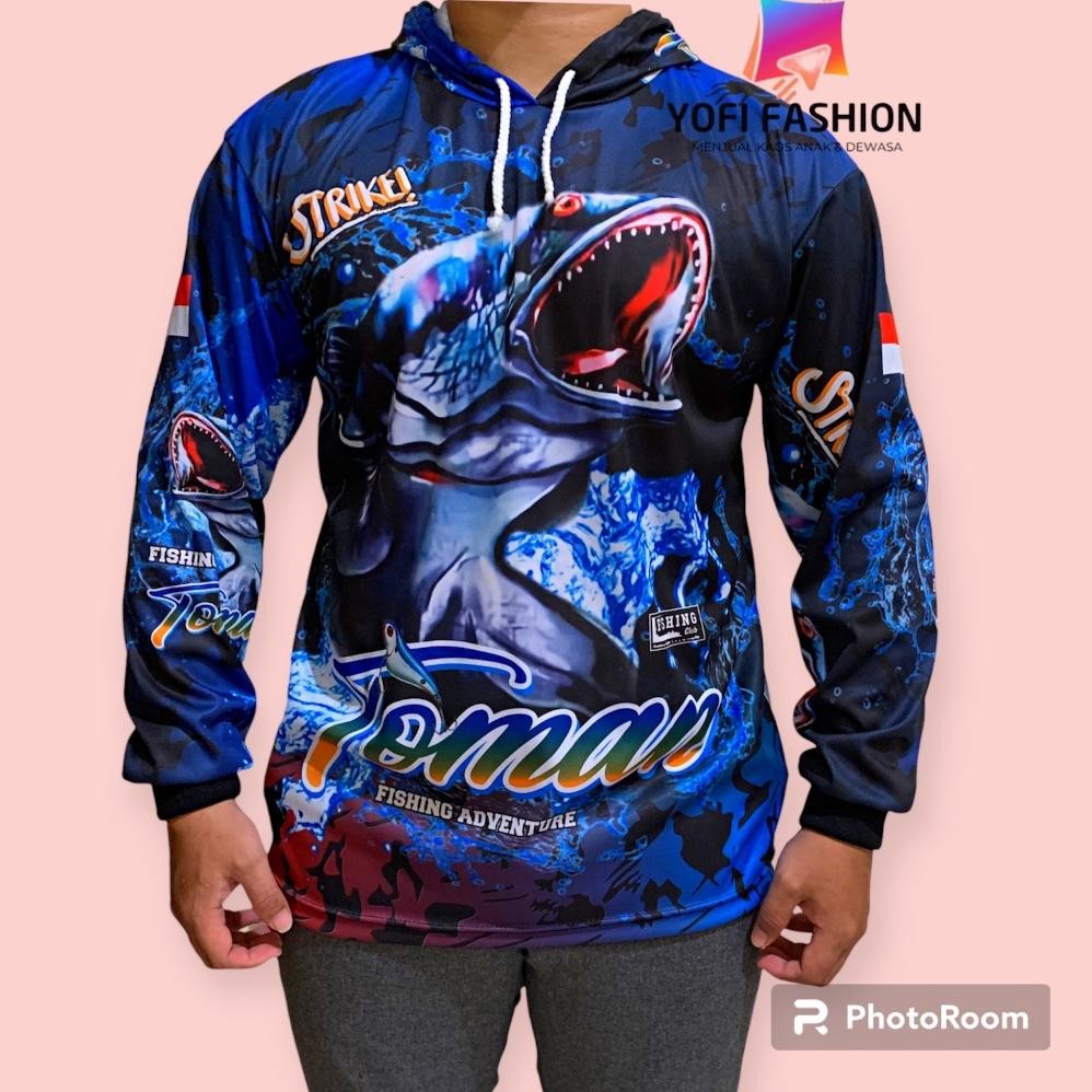 JERSEY MACING/BAJU MANCING IKAN MUJAER LENGAN PANJANG