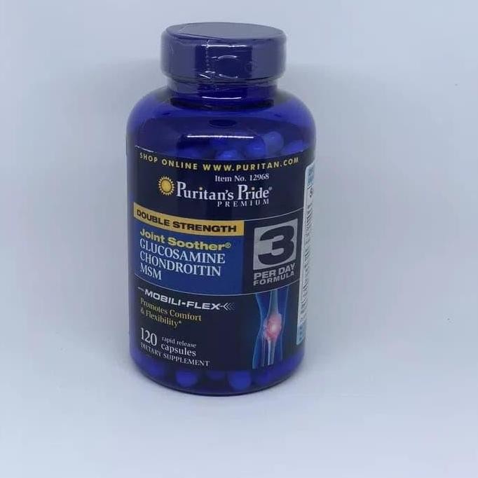 Puritan'S Puritan Pride Glucosamine Double Strength Msm Isi 240 Original Produk