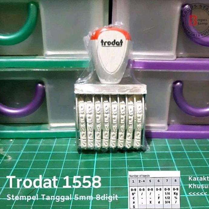 

Trodat 1538 1548 1558 Stempel Angka Manual 8 Digit 3Mm 4Mm 5Mm Bisa Untuk Kertas Plastik Bak Terpisah Manual Classic Co