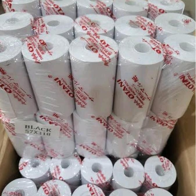 

Perbox (Isi 100Pcs) Kertas Thermal Termal 57X30 Printer Bluetooth Co