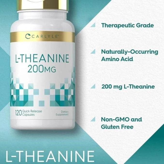 Carlyle L Theanine 200Mg 200 Mg 120 Original Produk