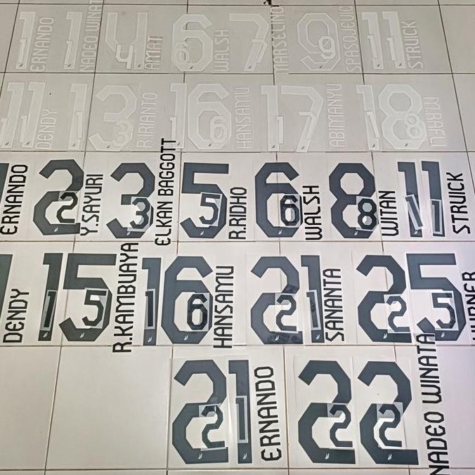 NAMESET ORIGINAL TIMNAS INDONESIA 2022