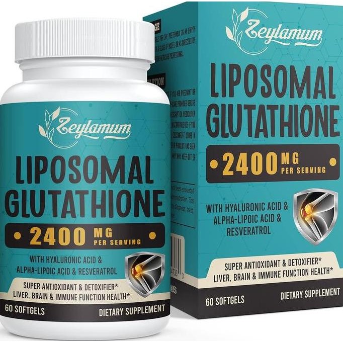 Zeylamum Liposomal Glutathione Softgels 2400 MG 60 Softgels