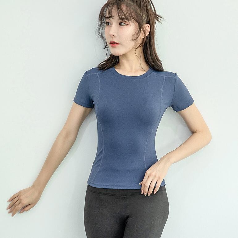 MISS'O BJ1137 BAJU KAOS PAKAIAN OLAHRAGA SPORT WANITA BAJU SENAM GYM YOGA WANITA