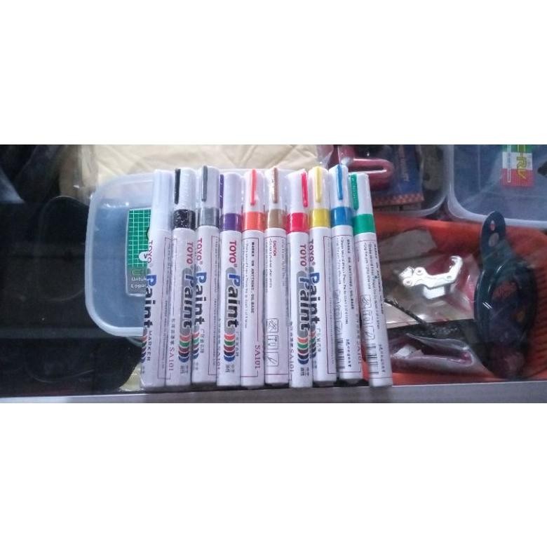

New Collection !!! Spidol Ban Toyo Paint Marker Original
