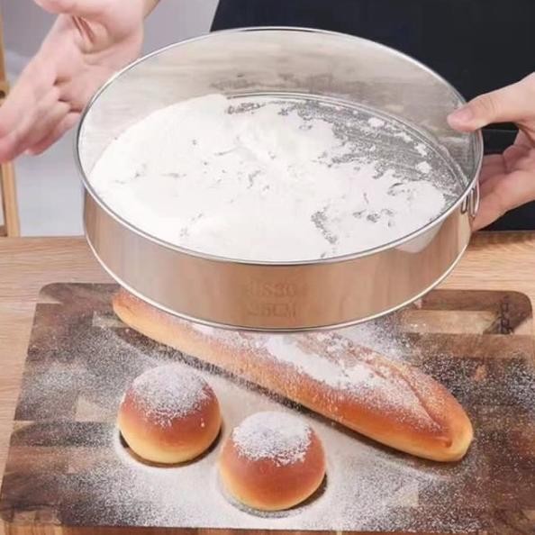 

Ayakan Tepung 60 Mesh Stainless 304 20Cm 30Cm Tepung Gula Santan