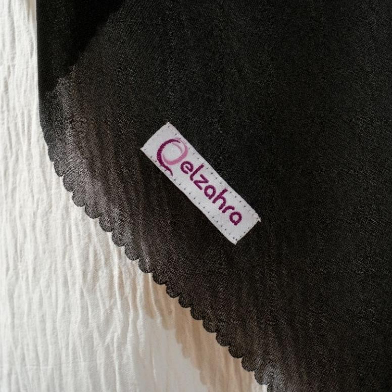 KERUDUNG HIJAB SEGI EMPAT BESAR JUMBO SYAR'I POLYCATTON ELZAHRA LASERCUT MURAH RB11