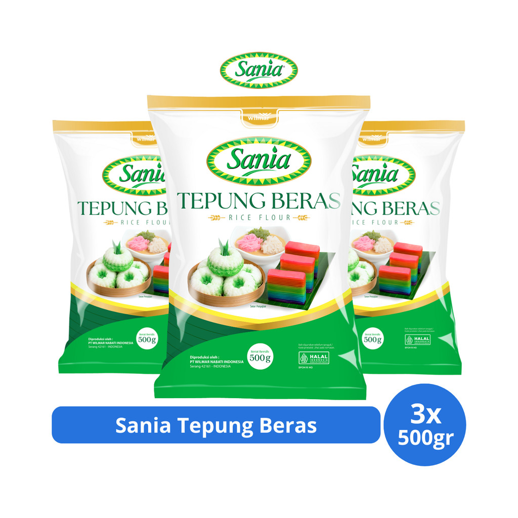 

Sania Tepung Beras 500gr x 3 pcs