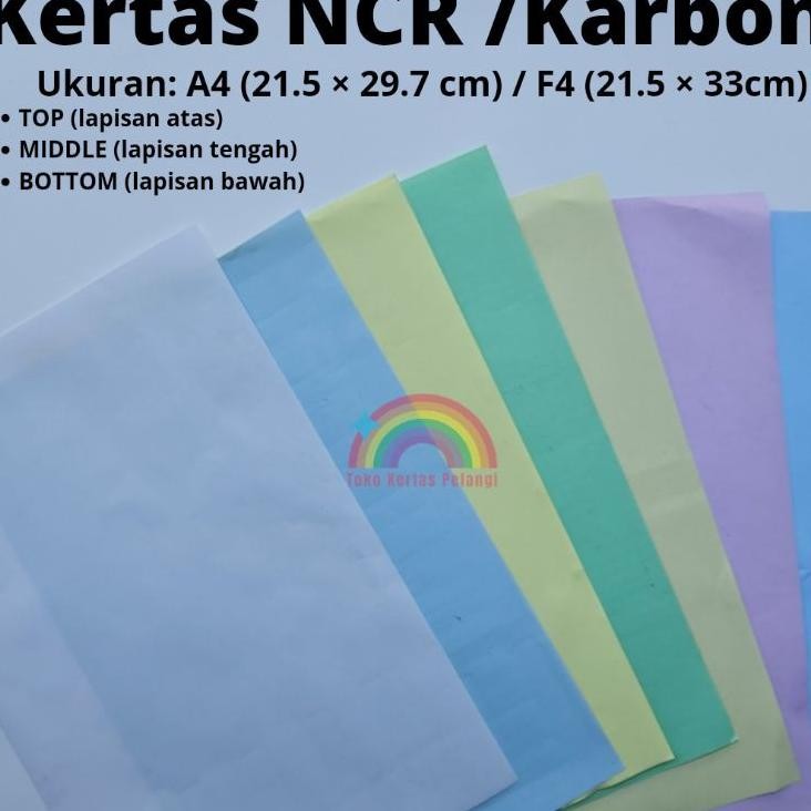 

Kertas Ncr Karbonnota Isi Per 50 Pcs Ukuran A4F4