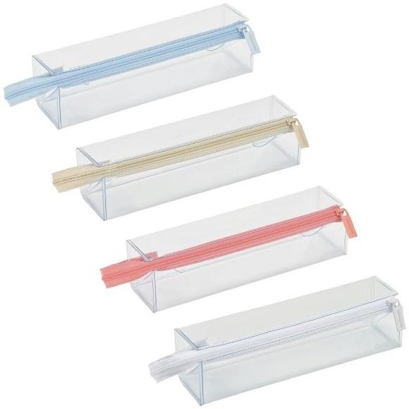

Kokuyo C2 Clear Type Pencil Case Tray Transparent Kotak Pensil Pouch