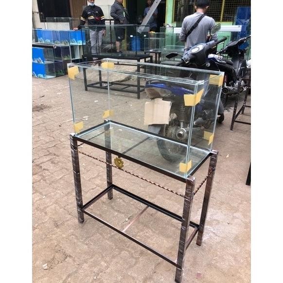 Set Aquarium 70X30X40Cm Plus Rak