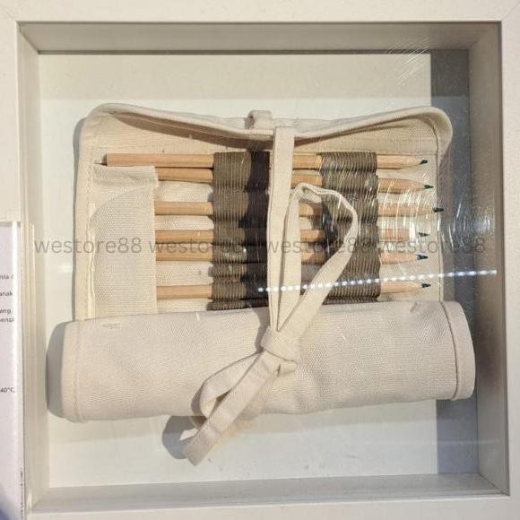 

BEBAS ONGKIR - Tempat Pensil Gulung Roll Up Pencil Case Bahan Poliester WEO IK6345