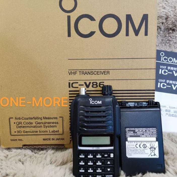 OKK-1520 At43 HT ICOM V86 IC V86 7Watt H T I COM V 86 7 Watt Walkie Talkie | Hate IKOM V-86 Handy Ta