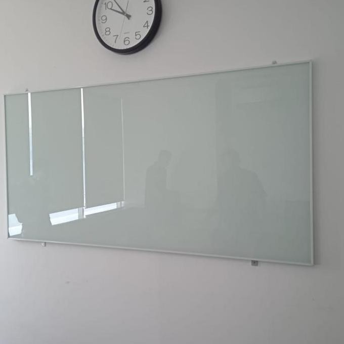 

TERMURAH - Glassboard Frame Magnetic - Papan Tulis Kaca Bingkai Almunium Magnetik