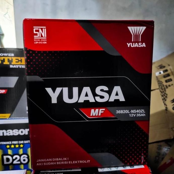 Aki Mobil YUASA MF NS40ZL 35ah MURAH