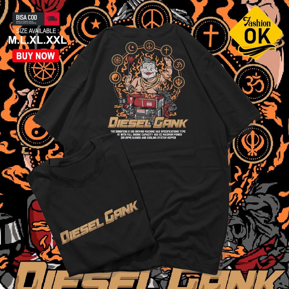 Promo Diesel Gank V3 Dong Feng Edition Kaos Diesel Gank Original Kaos Diesel