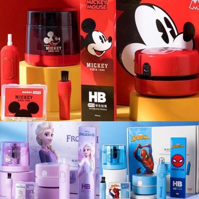 

TERMURAH - disney deluxe electric stationery set peralatan menulis elektrik lengk