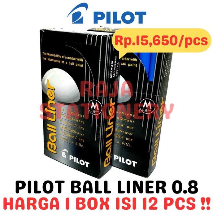 

BEBAS ONGKIR - PILOT BALL LINER 0.8 MEDIUM TIP LUSIN [12 PCS] BLACK BLUE RED GREEN PULPEN PEN BOLPEN PILOT BALLLINER 0.8 HITAM BIRU MERAH HIJAU LUSIN [12 PCS]
