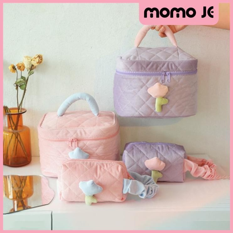 

baru momo je t1006 tas kosmetik & dompet travel - organizer tulip jinjing serbaguna