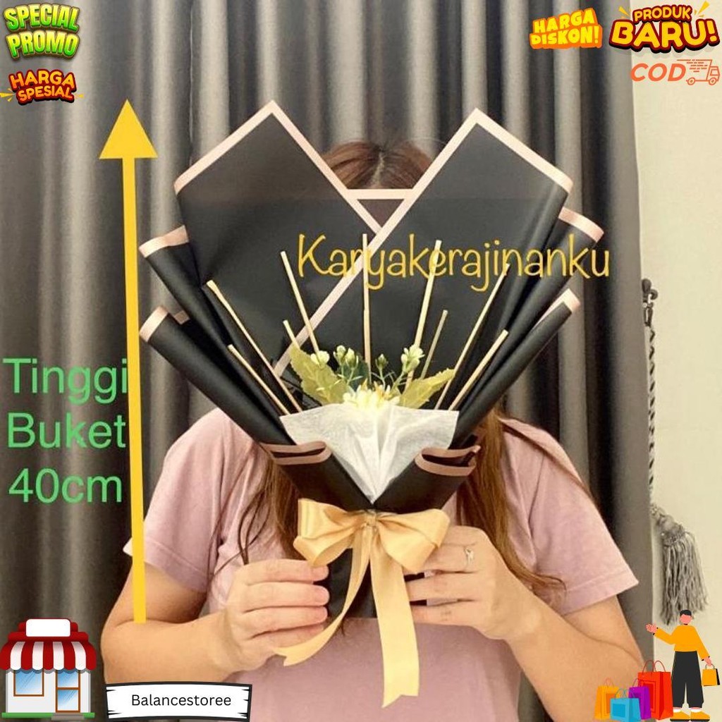 

Buket Barang Kosong Tidak Po! Kerangka Buket Snack Gratis Ongkir
