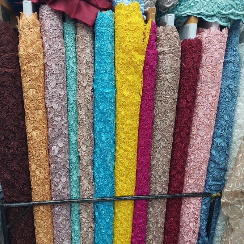 (COD) bahan kain oki prada premium/ brokat oki/prada oky kebaya