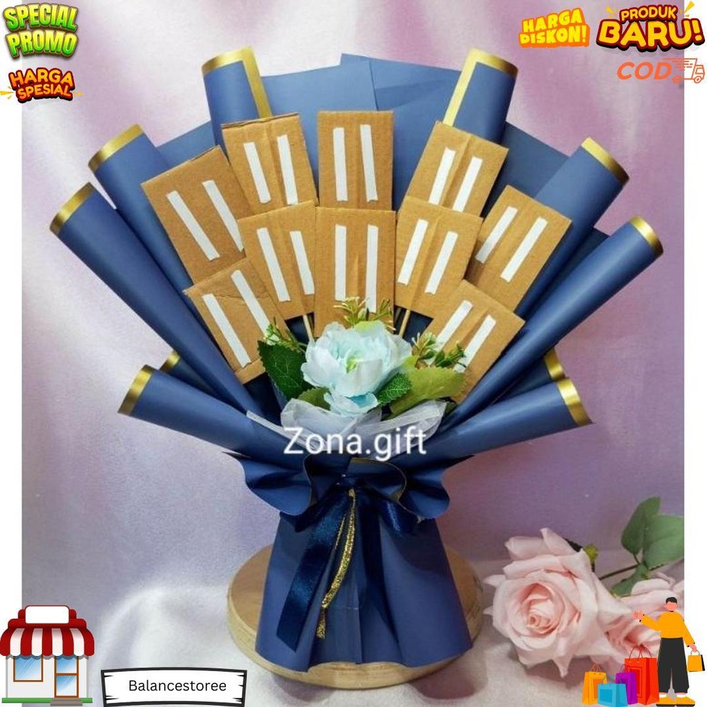 

Buket Kosongan Praktis Foto/Snack/Kopi /Buket Wisuda/Kado Ulang Tahun Promo 6.6