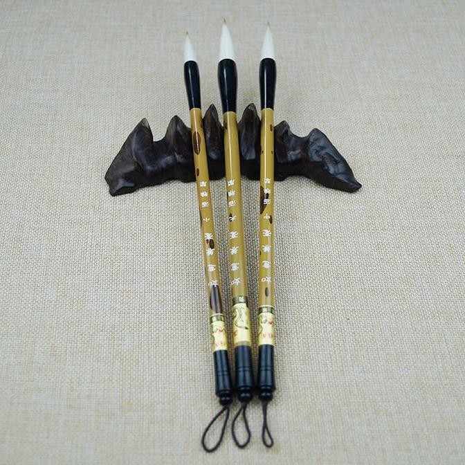 

baru mopit kuas kaligrafi bambu - kuas lukis tiongkok 28cm