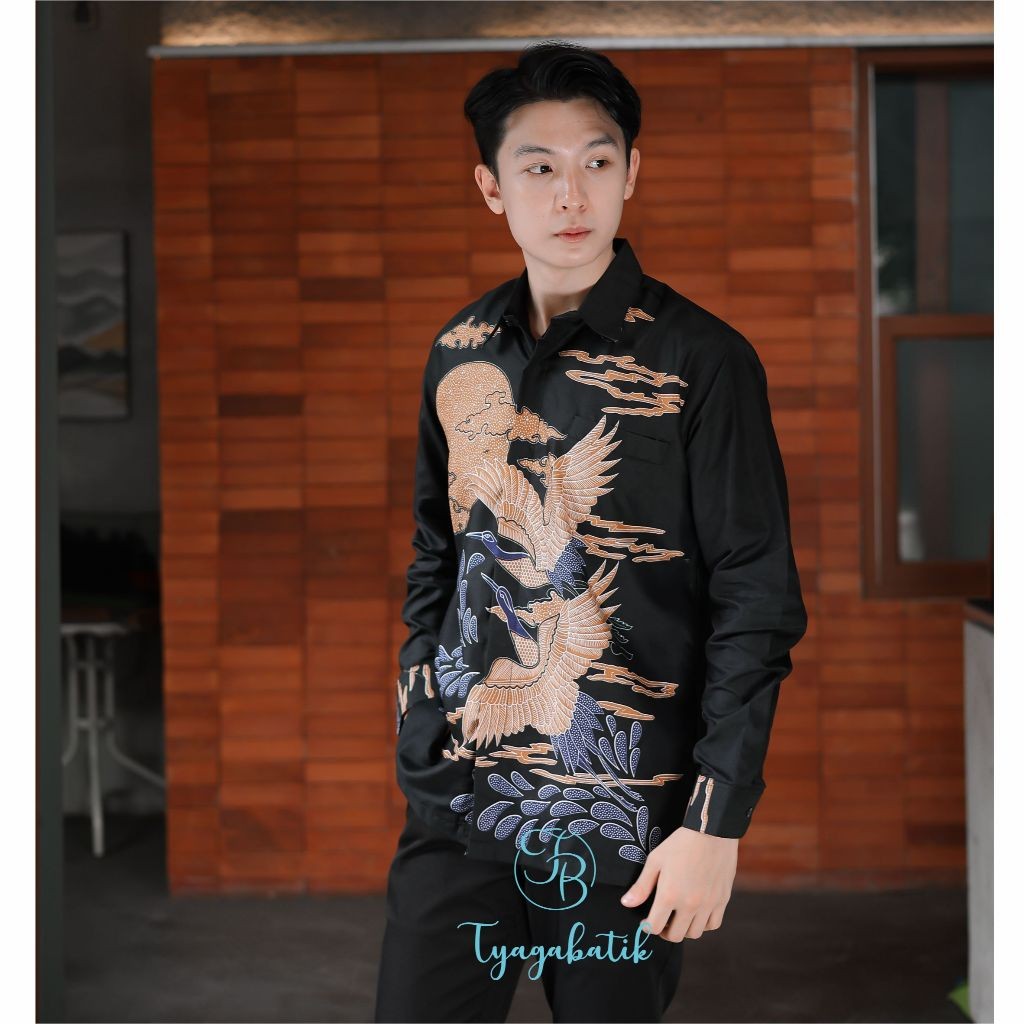 Kemeja Batik Slimfit Lapis Furing Premium 1158 Tyaga Batik