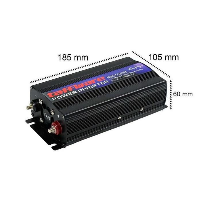 TAFFWARE Car Power Inverter DC 12V to AC220V 1000W - NBQ1000W