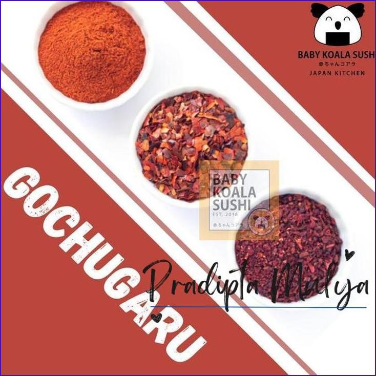 

Ready..!! Gochugaru Powder 100G | Go Chugaru For Kimchi Kimchee Kimci Bubuk Cabe