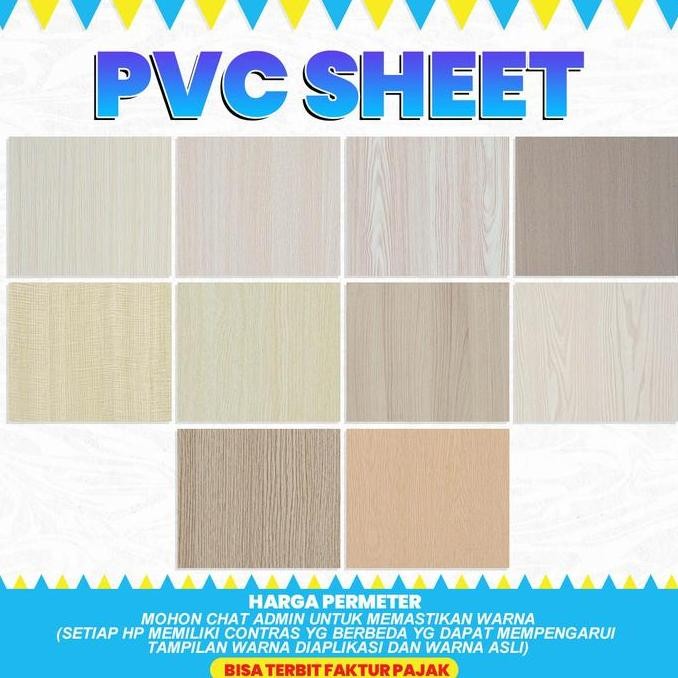 baru BIGSALE PROMO  DEKOSIT DECOSHEET TAKOSIT PVCSheet WINSTON Serat Kayu