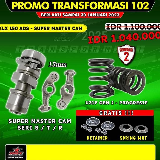 CAM NOKEN AS KLX 150 ADS PERKLEP LINIER BRT