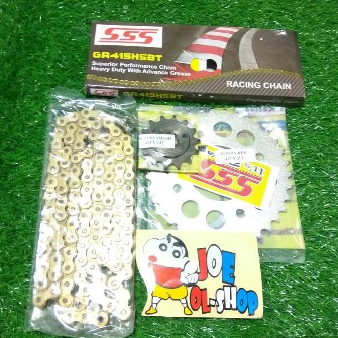 gear gir set sss 415 karisma supra x 125 revo blade