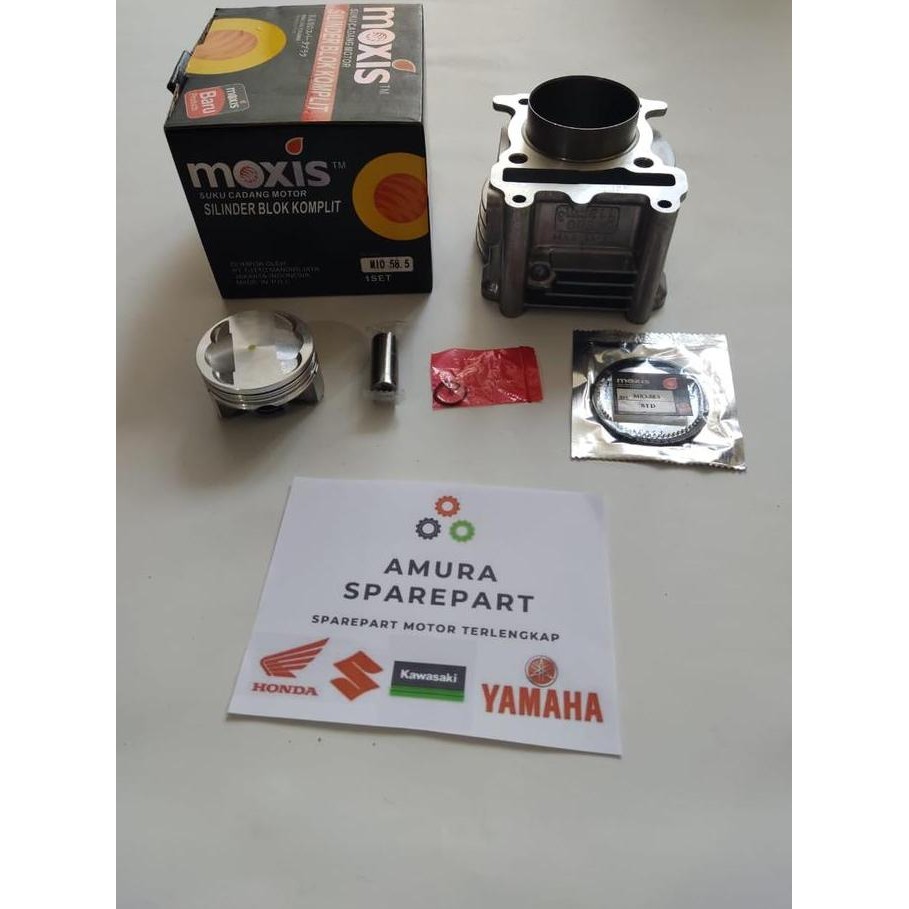 BLOK SILINDER KIT BLOK SEHER BORING MIO 58.5 MM BORE UP MOXIS
