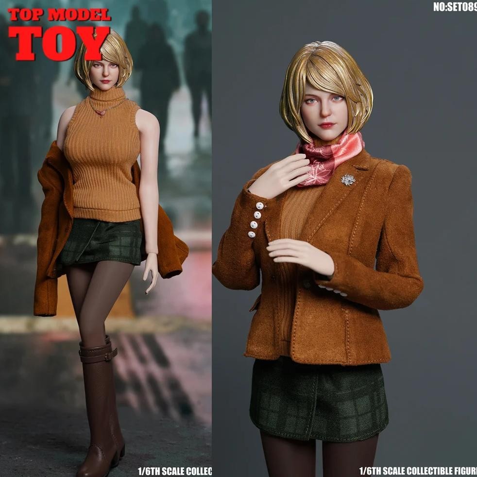SUPER DUCK SET089 1/6 Scale Ashley Head Carved Clothing Set Fit 12'' TBLeague S09C Female Soldier Ac
