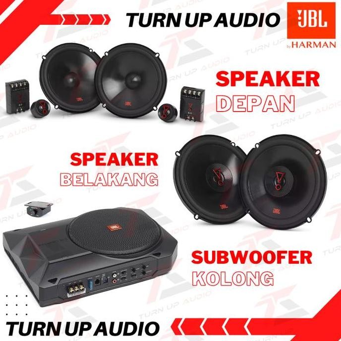 Promo Paket Audio Mobil Jbl By Harman Cardon Full Set Sub Kolong