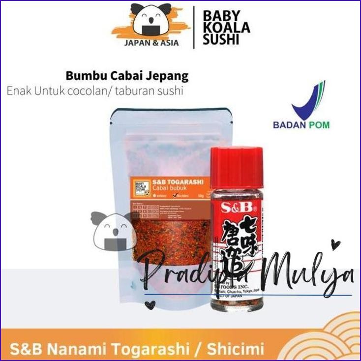 

Gass.! S&B Nanami Togarashi 50 G Shicimi Import Bubuk Cabai