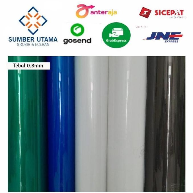 baru penutup pagar rumah fiber pagar polos tebal 0.8mm