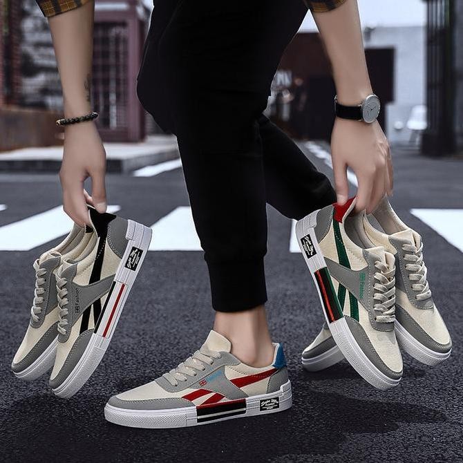 Sepatu Sneakers Pria Terbaru Sepatu Warm Zone Cad Cdr  Sepatu Import Original & Trendy Canvas Casual