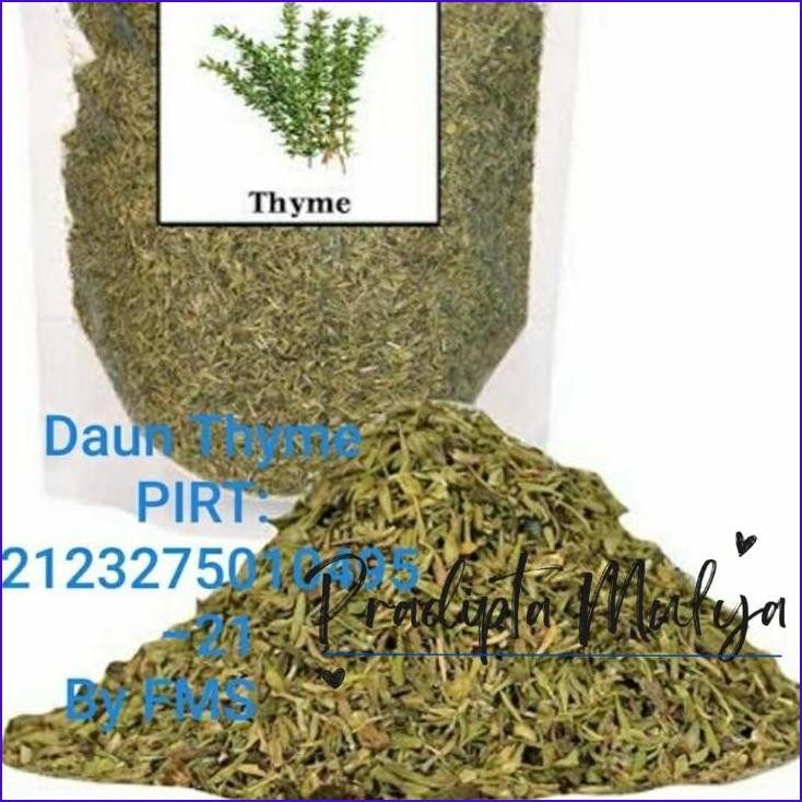 

Buruan,.!! Turky - Thyme Leaves Dried 100Gram / Bubuk Daun Timi 100Gram