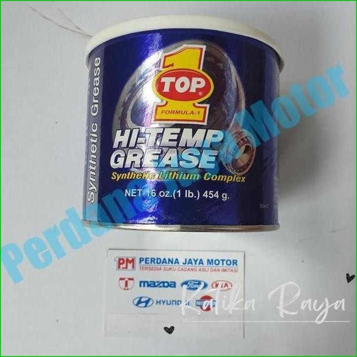 MURAH.. GREASE GEMUK PELUMAS STEMPET TOP 1 HIGH TEMP BIRU