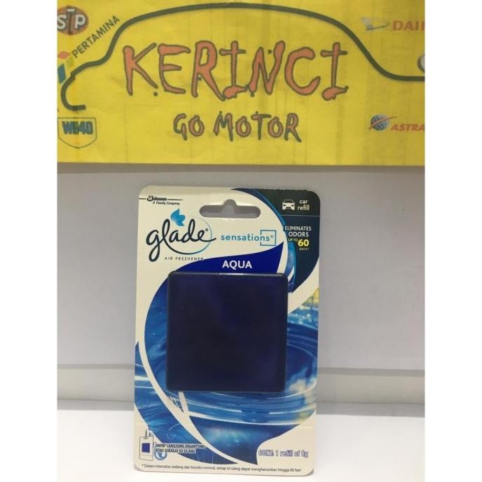 (Expert) PARFUM MOBIL GLADE SENSATIONS AQUA REFILL - PEWANGI MOBIL GLADE