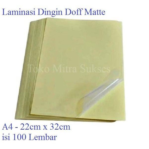 

NEW Stiker Laminating Dingin Glossy & Doff A4