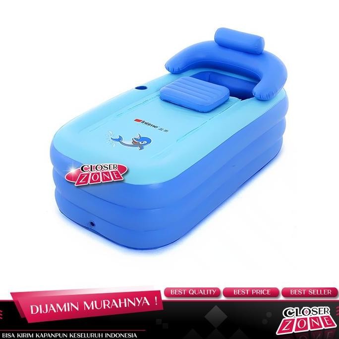 TERMURAH - Kolam Baby SPA Portable Bathtub Plastik Dewasa Inflatable Pompa Listri