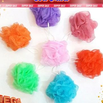 Mini Spons Mandi Sponge Mandi Puff Bath