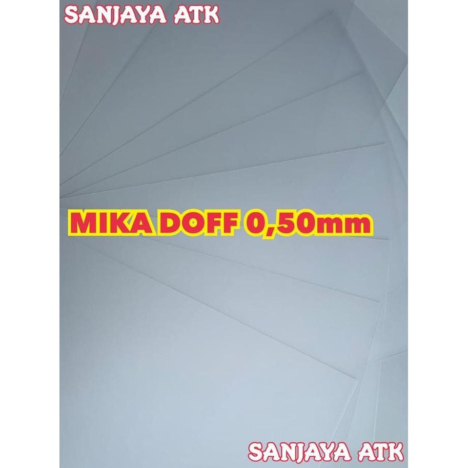 

TERMURAH - Mika doff 0,5 MM A3 isi 50 lembar